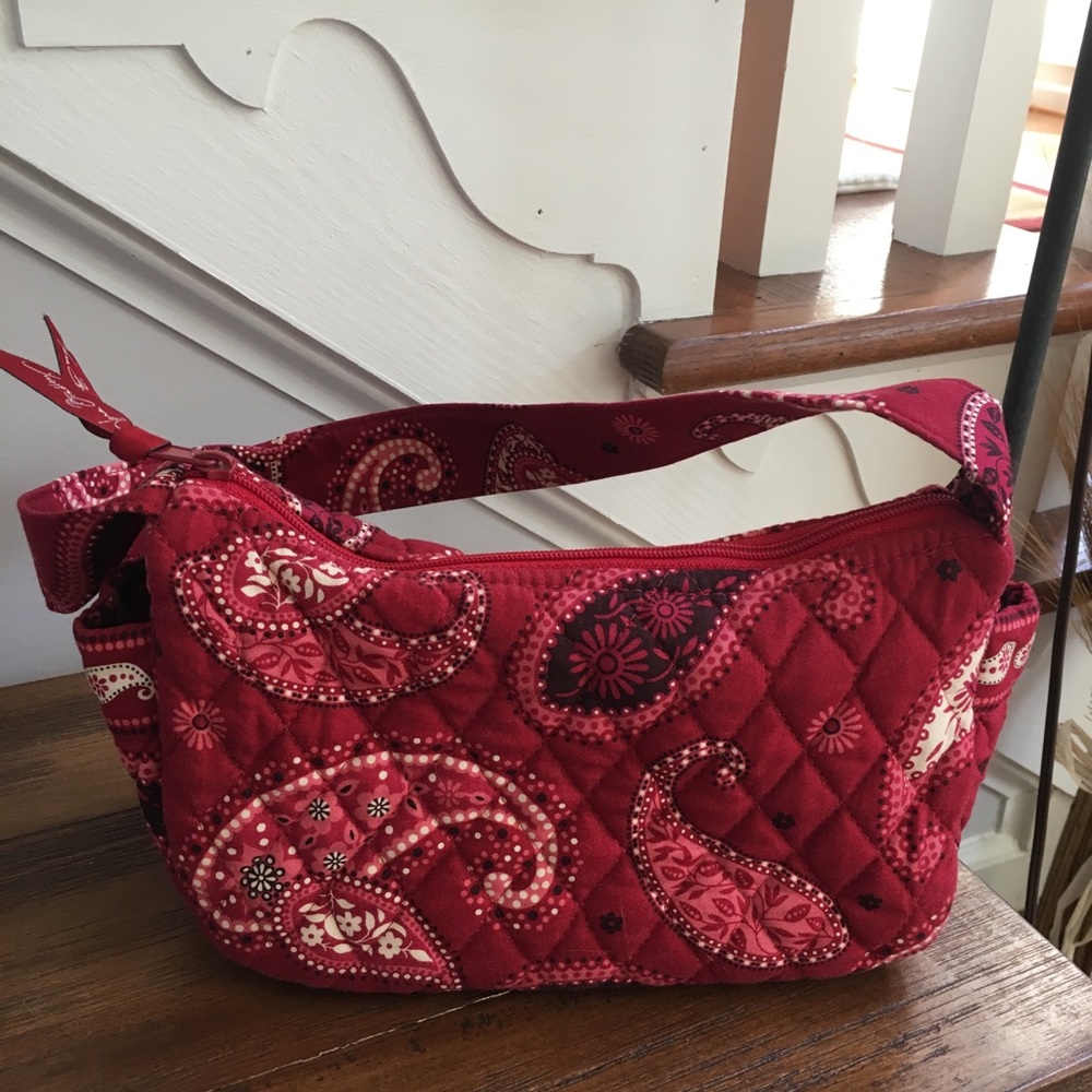 Vera Bradley satchel small red purse